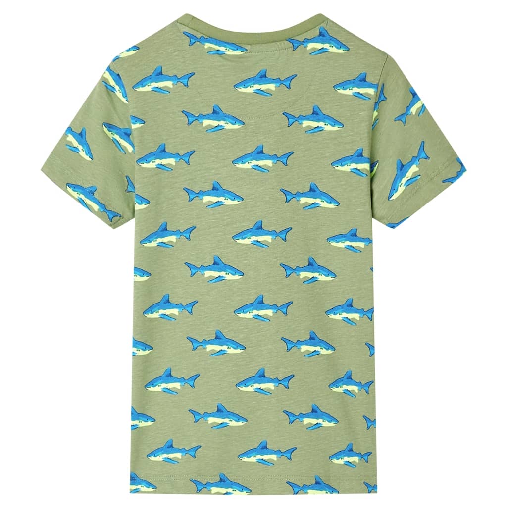 vidaXL Kindershirt 92 lichtkakikleurig afbeelding