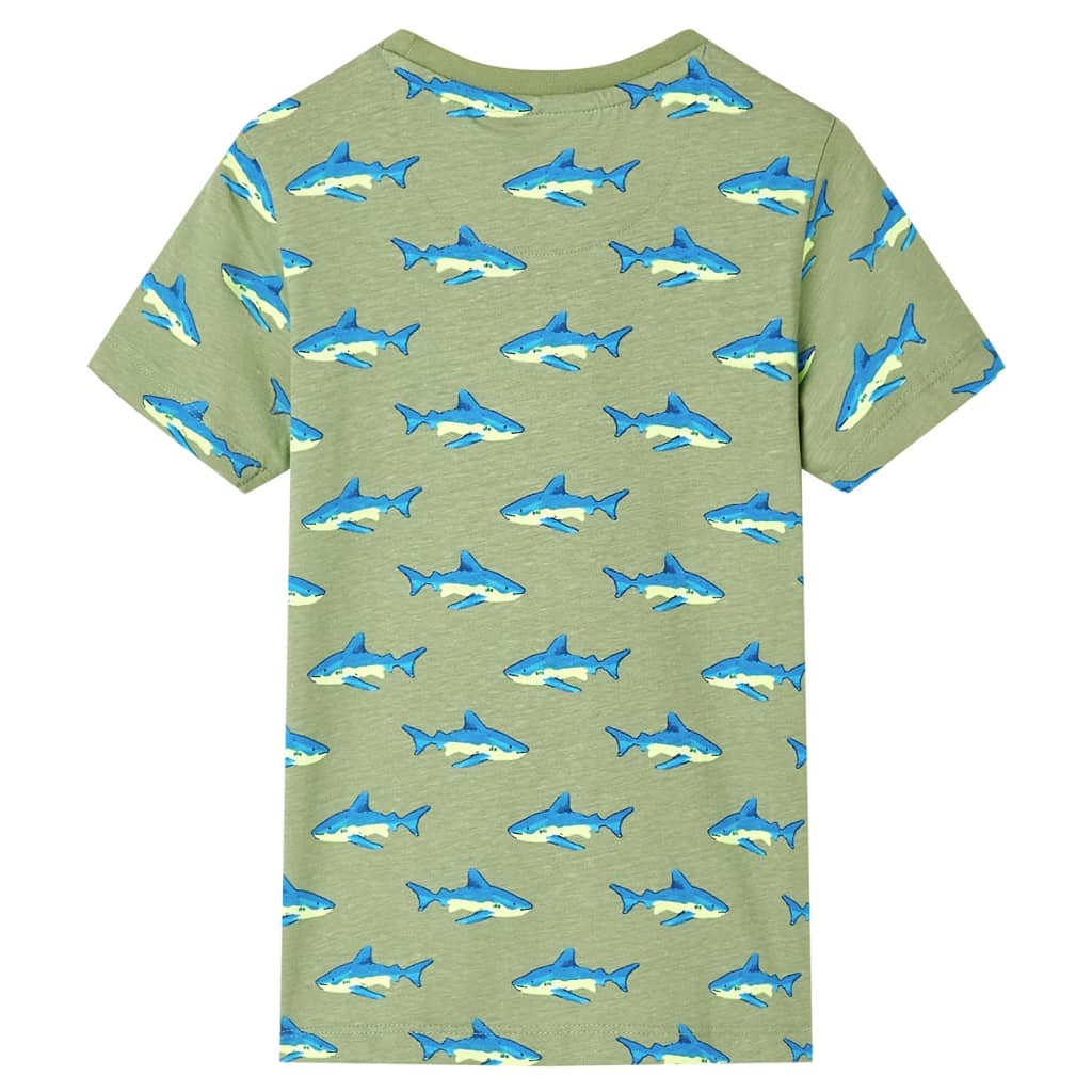 vidaXL Kindershirt 128 lichtkakikleurig afbeelding