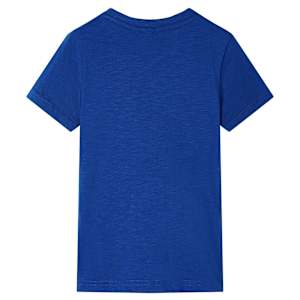 T-shirt pour enfants bleu fonc&eacute; 92