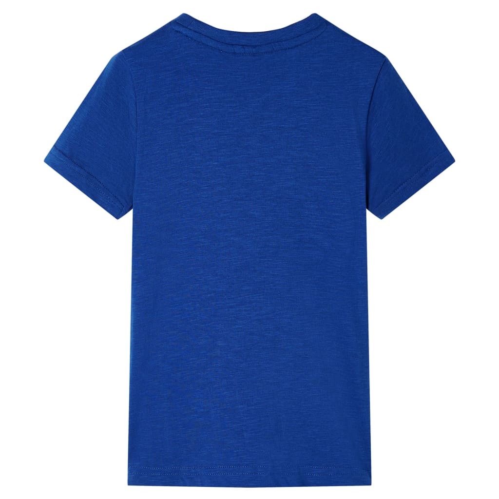 vidaXL Kindershirt 128 donkerblauw afbeelding