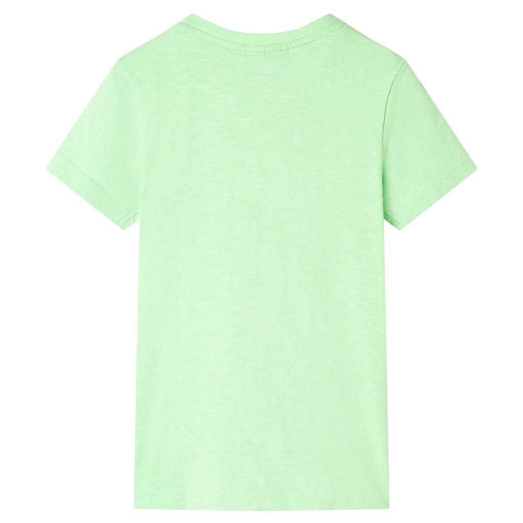 vidaXL Kindershirt 92 neongroen afbeelding
