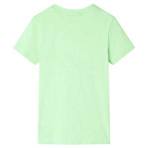 T-shirt pour enfants vert n&eacute;on 92