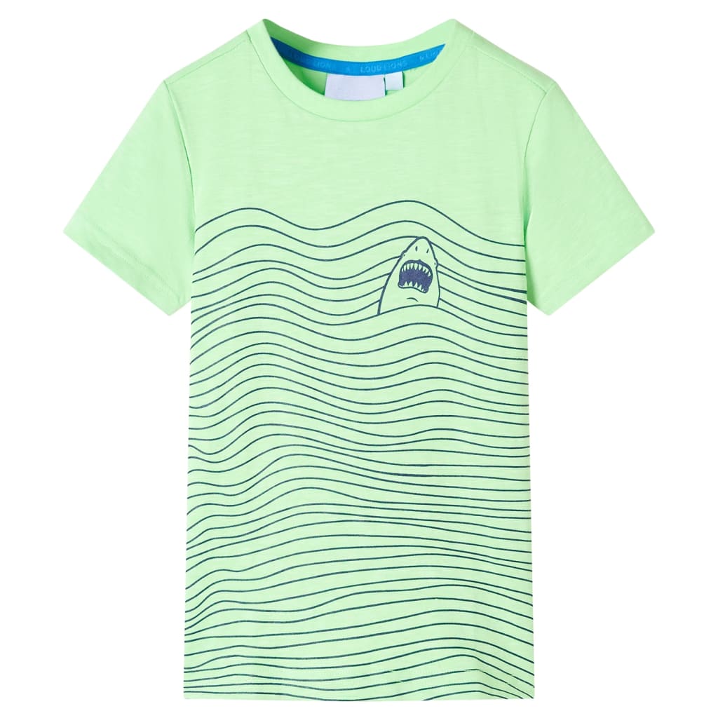 Tricou pentru copii, verde neon, 116