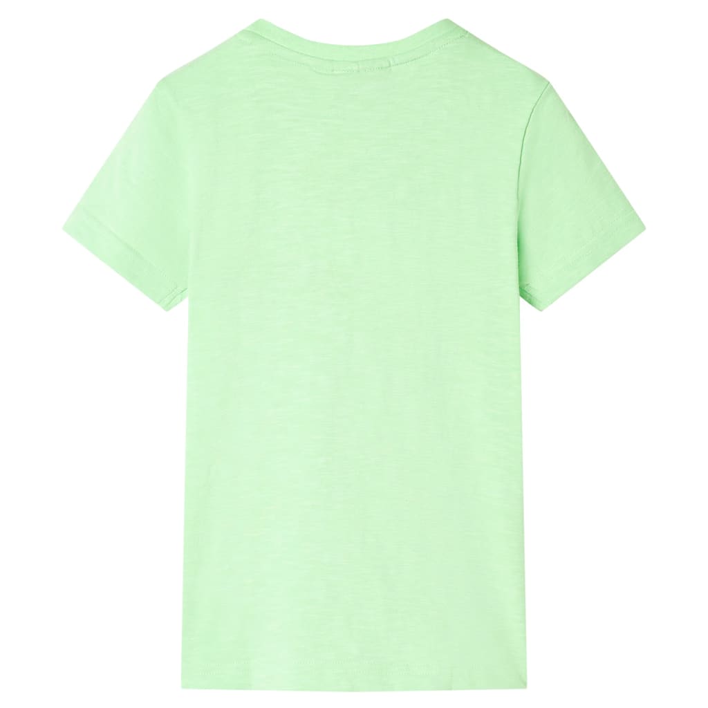 vidaXL Kindershirt 128 neongroen afbeelding