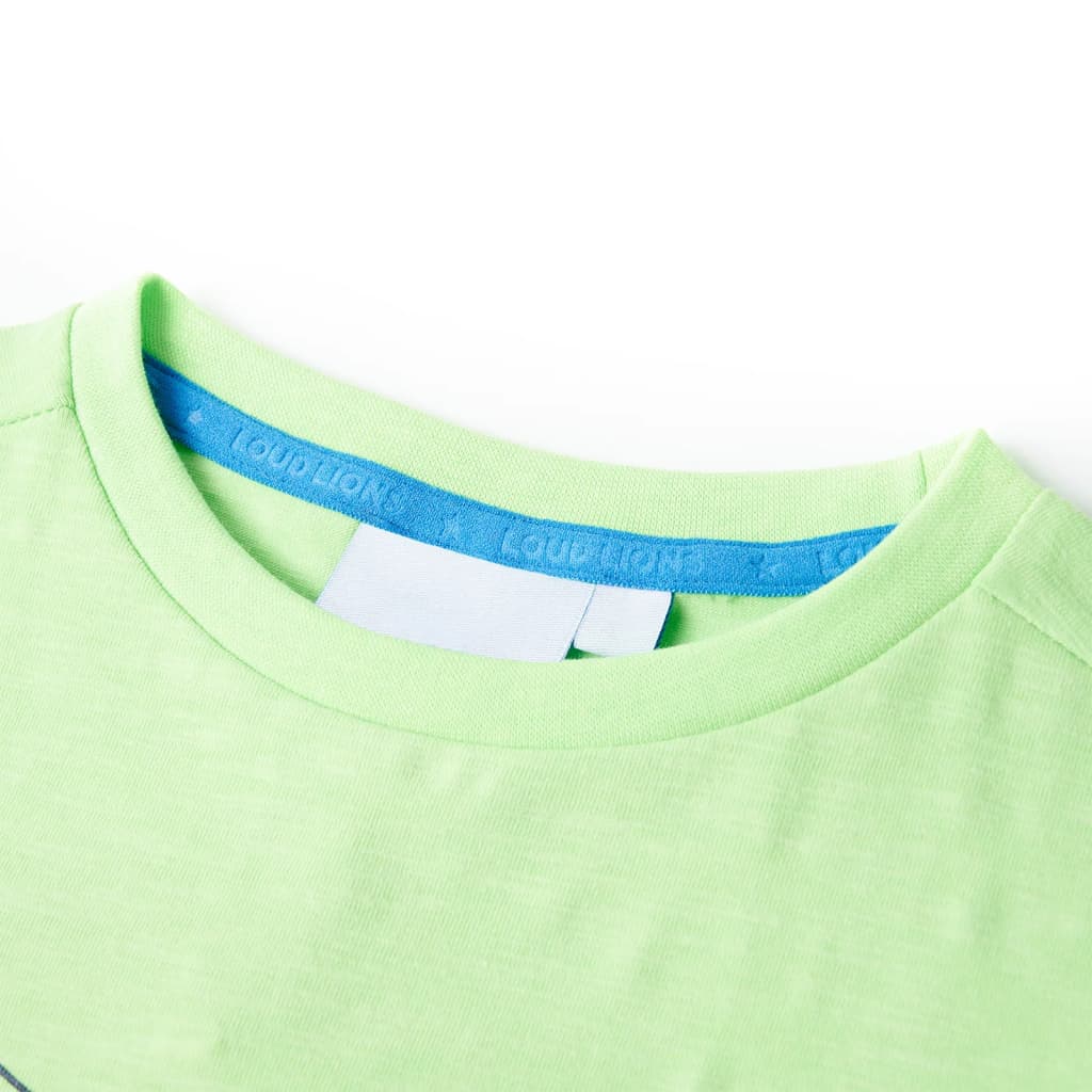 Thumbnail - vidaXL Kinder-T-Shirt Neongrün 140