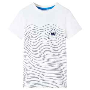 Otroška majica s kratkimi rokavi bež 104