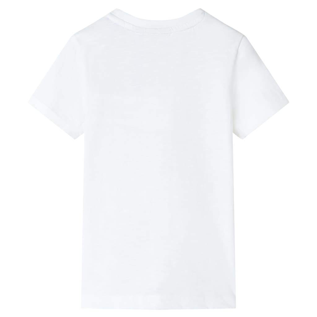 vidaXL Kindershirt 104 ecru afbeelding