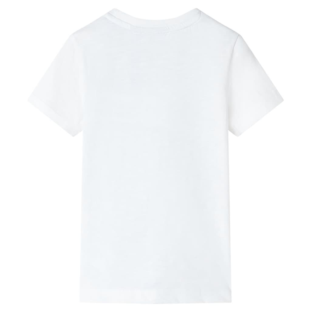 vidaXL Kindershirt 128 ecru afbeelding
