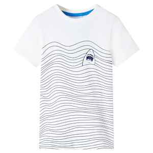 Otroška majica s kratkimi rokavi bež 140