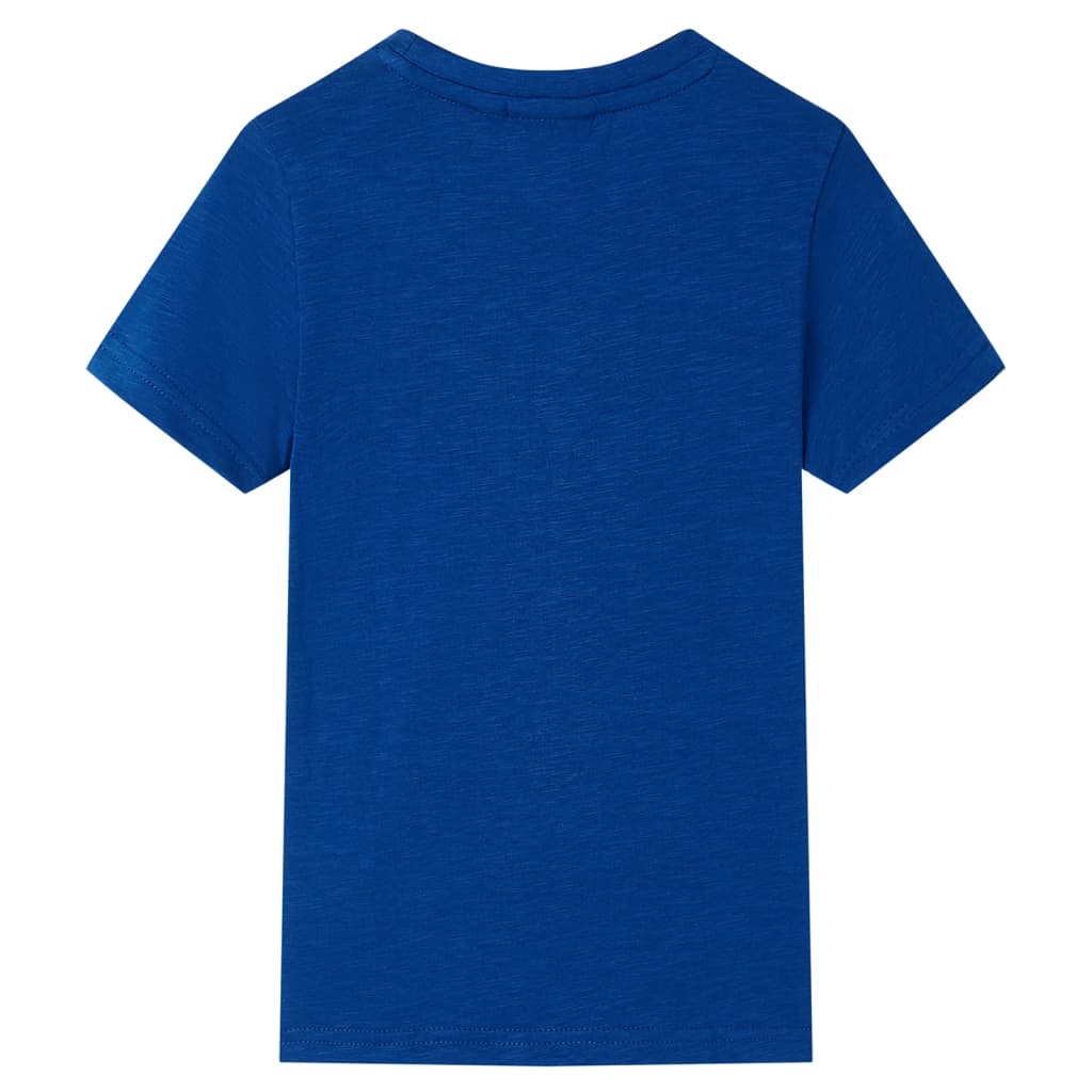 vidaXL Kindershirt 92 donkerblauw afbeelding