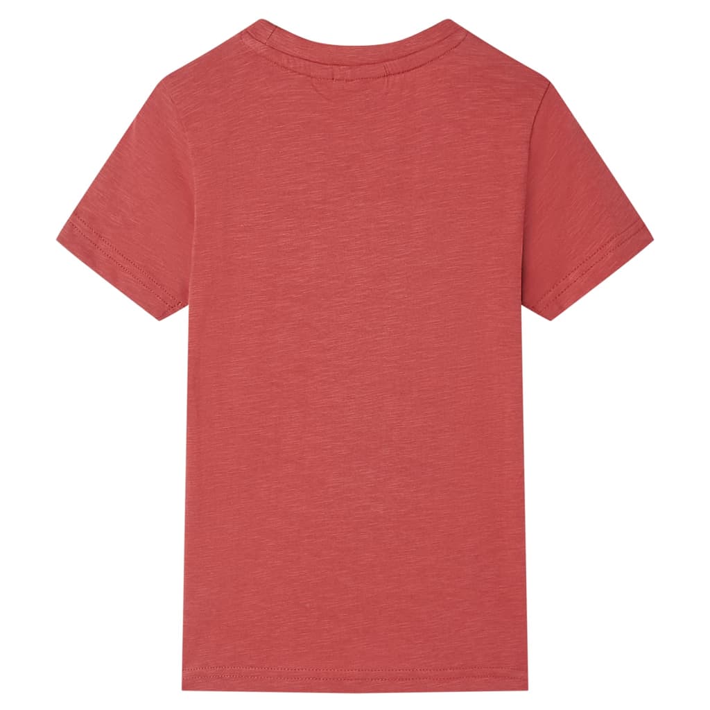 vidaXL Kindershirt 128 paprikakleurig afbeelding