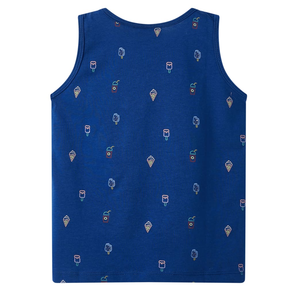 vidaXL Kindertopje 92 donkerblauw afbeelding