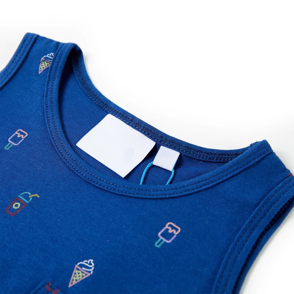 Thumbnail - vidaXL Kinder-Tanktop Dunkelblau 92