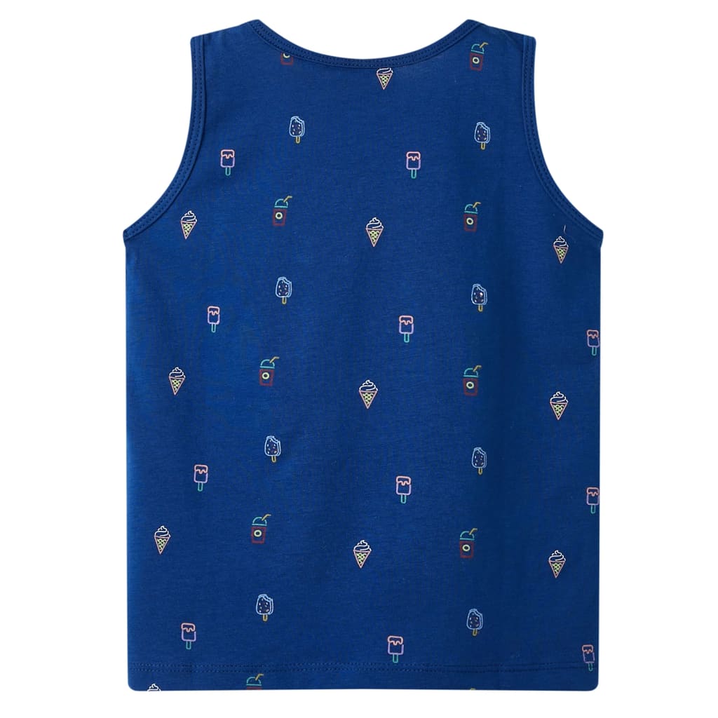 vidaXL Kindertopje 116 donkerblauw afbeelding