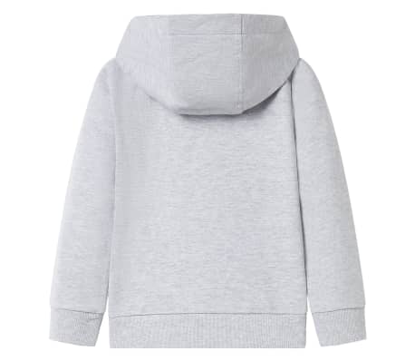 Felpa con Cappuccio e Cerniera per Bambini Grigia 104