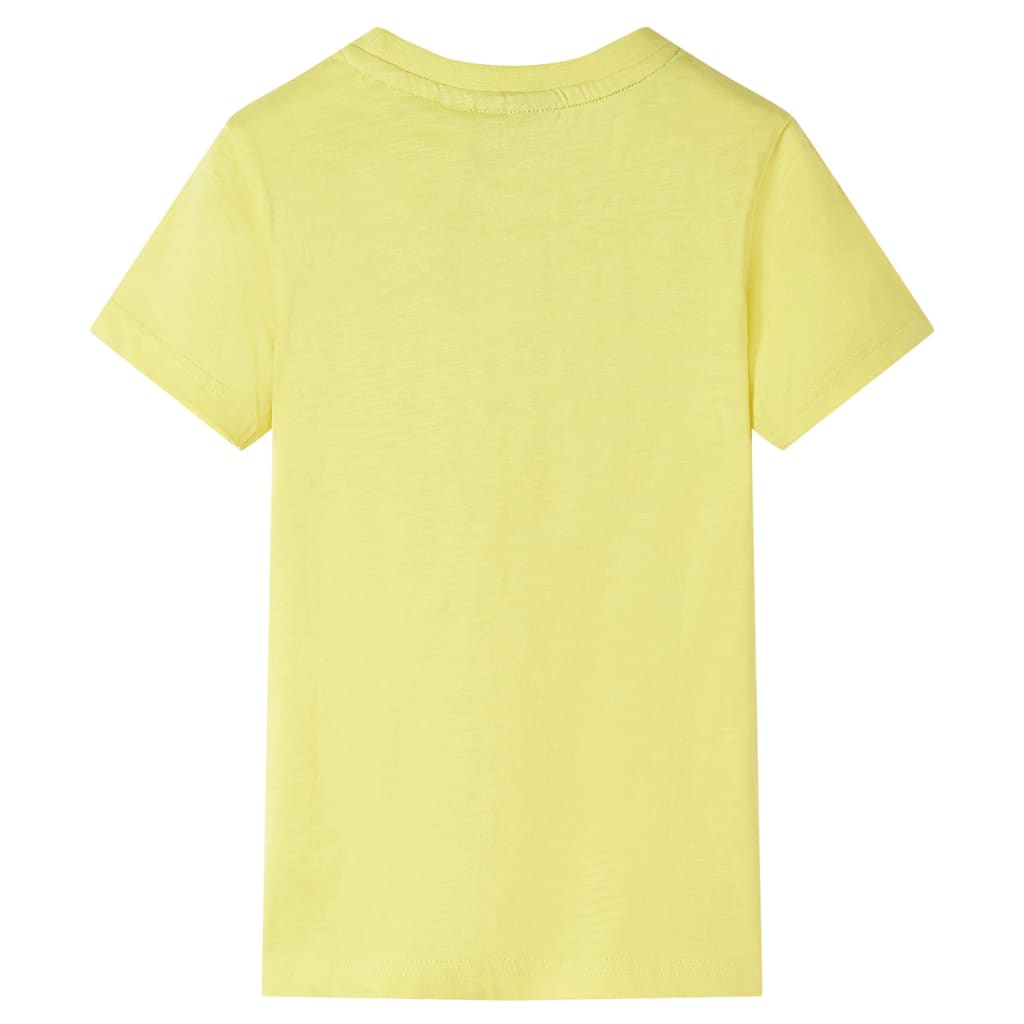 vidaXL Kindershirt 92 geel afbeelding