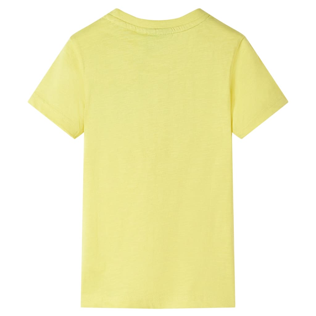 vidaXL Kindershirt 140 geel afbeelding