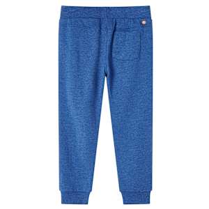 Pantalon de surv&ecirc;tement pour enfants bleu fonc&eacute; 128