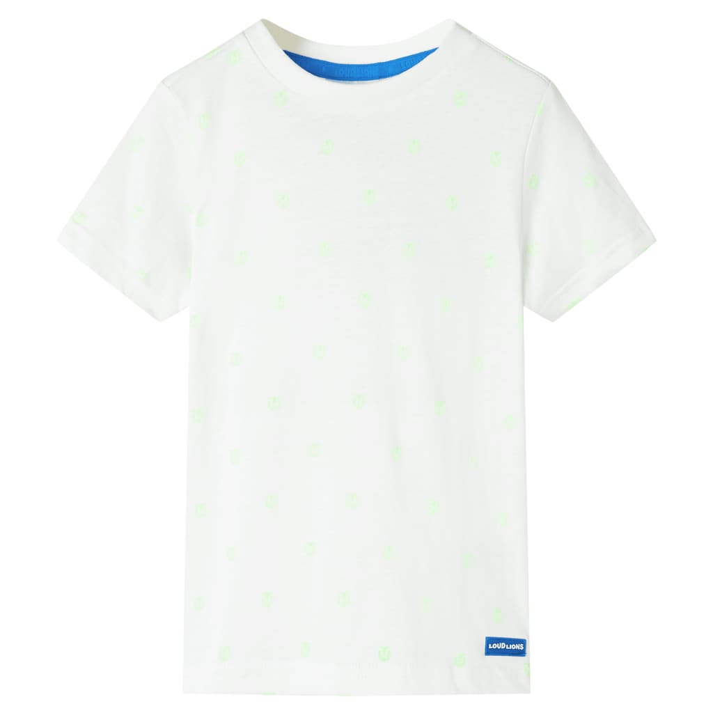 vidaXL Kinder-T-Shirt Ecru 128