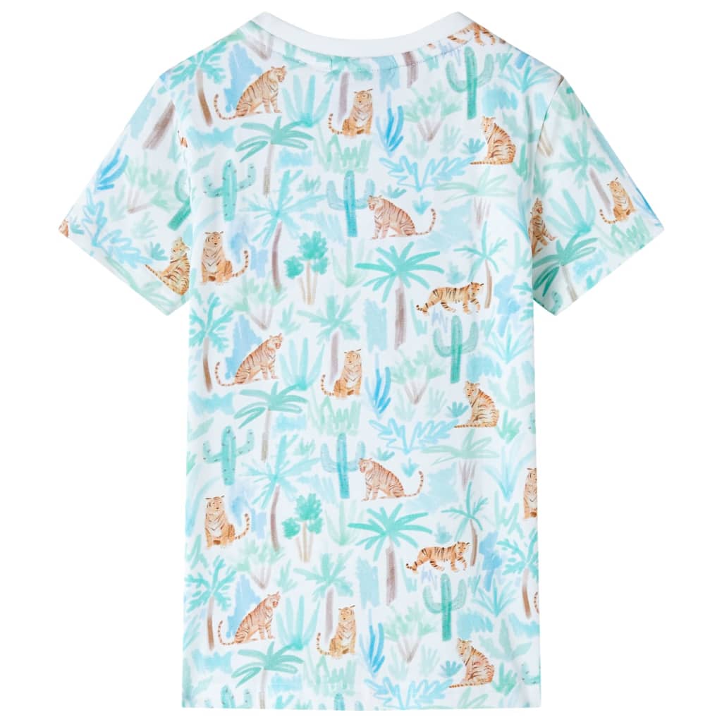 vidaXL Kindershirt 140 ecru afbeelding