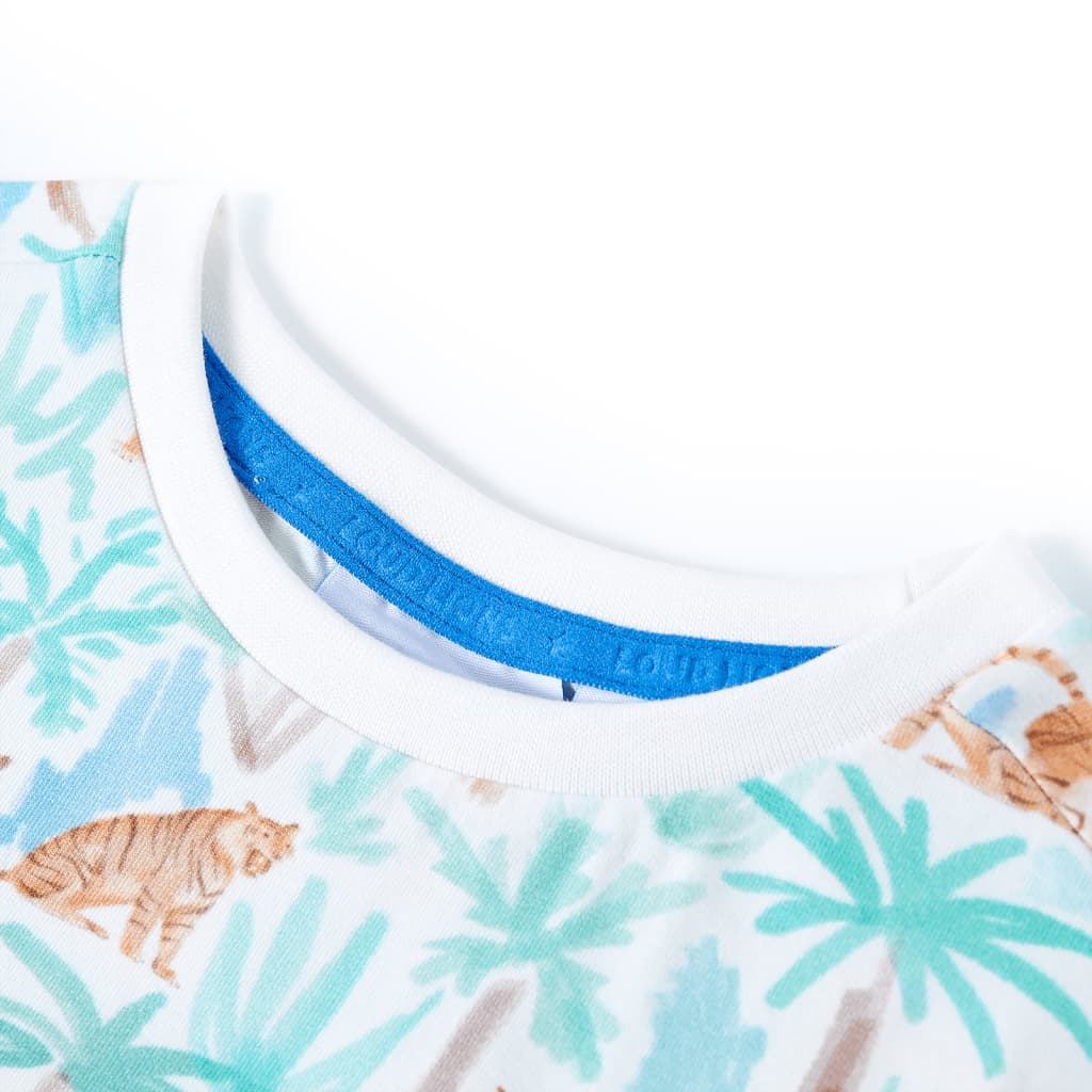 Thumbnail - vidaXL Kinder-T-Shirt Ecru 140