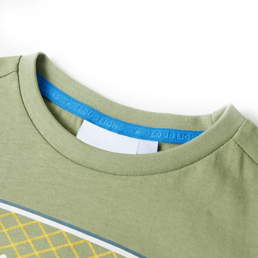 Thumbnail - vidaXL Kinder-T-Shirt Helles Khaki 104