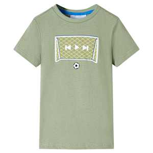 Laste T-s&auml;rk, hele khaki, 116