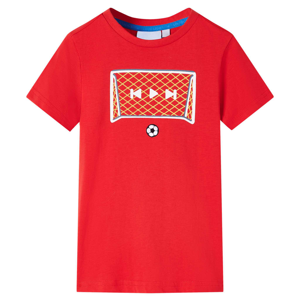 vidaXL Kinder-T-Shirt Rot 116