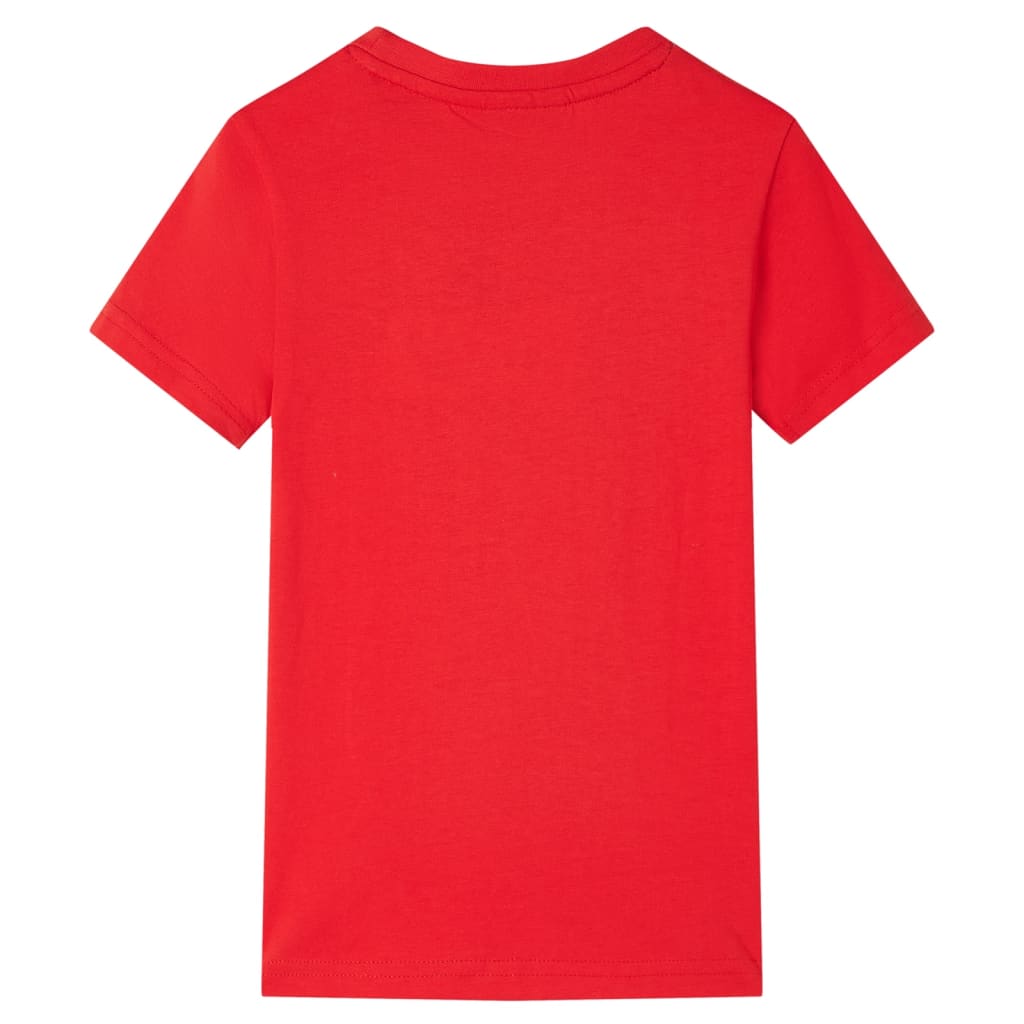 vidaXL Kindershirt 116 rood afbeelding