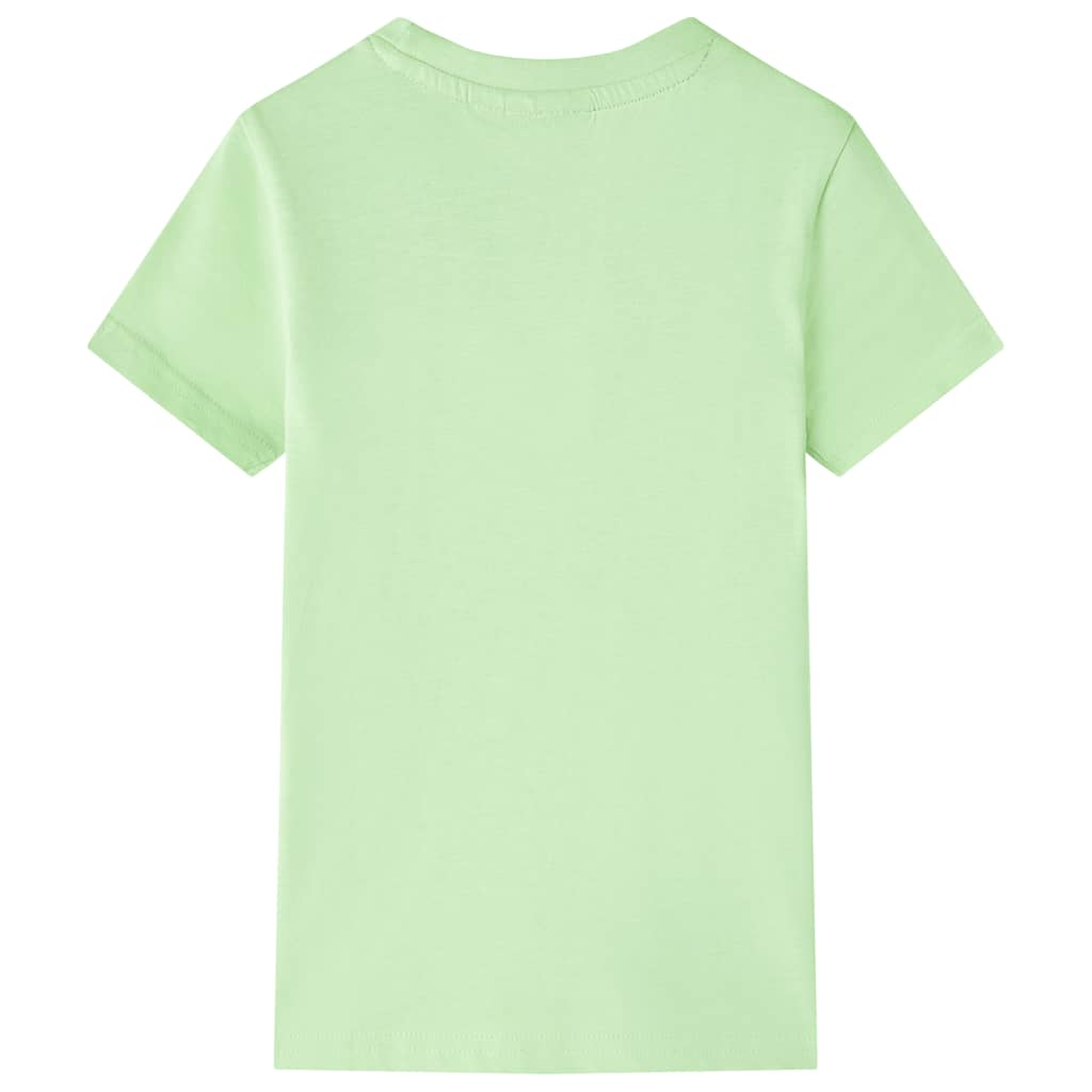 vidaXL Lasten T-paita lime 104