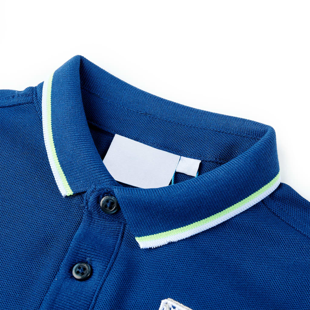 Thumbnail - vidaXL Kinder-Poloshirt Dunkelblau 92
