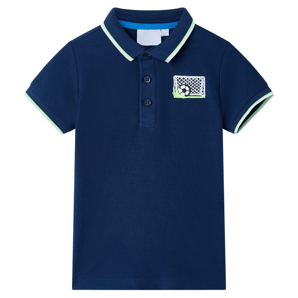 Tricou polo pentru copii, bleumarin, 92