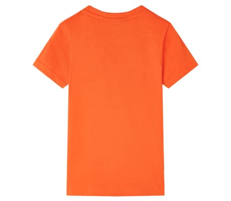 Otro&scaron;ka majica s kratkimi rokavi temno oranžna 92
