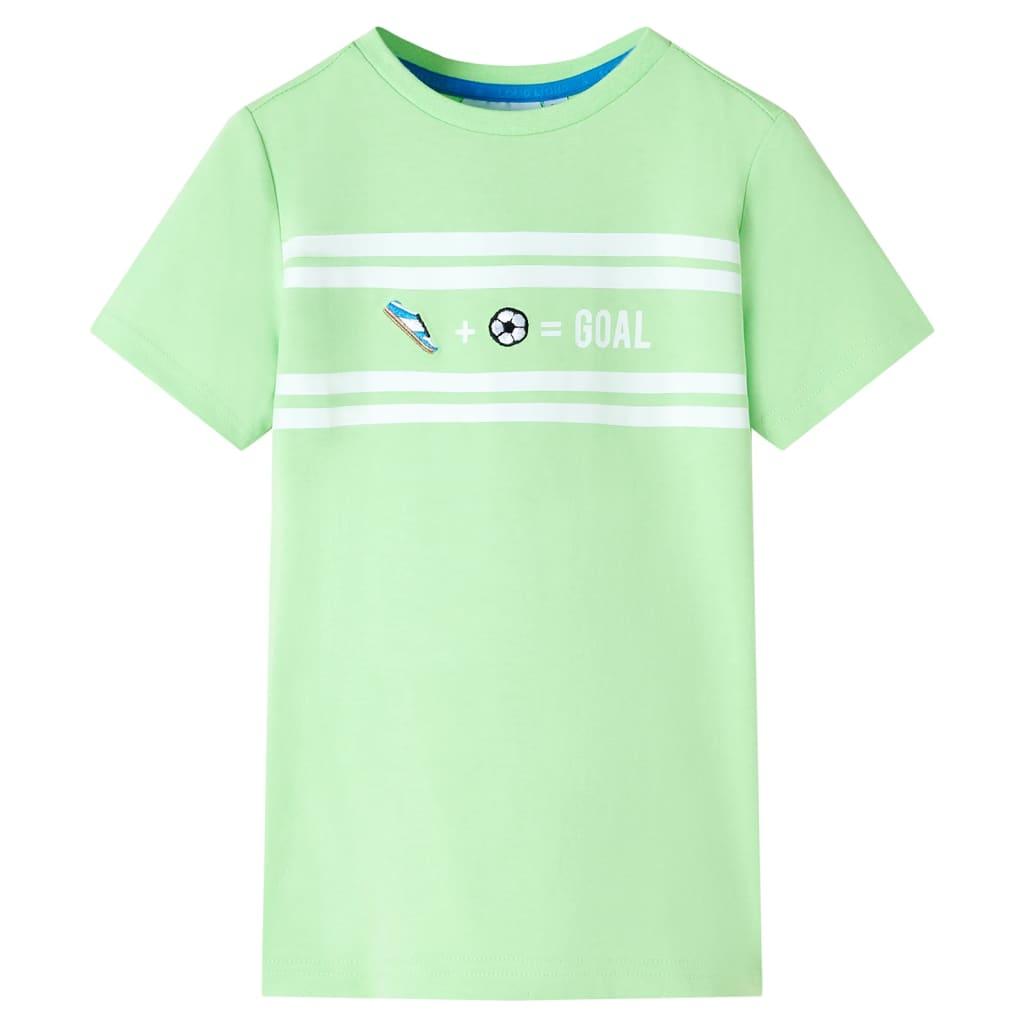 Tricou pentru copii, verde neon, 104