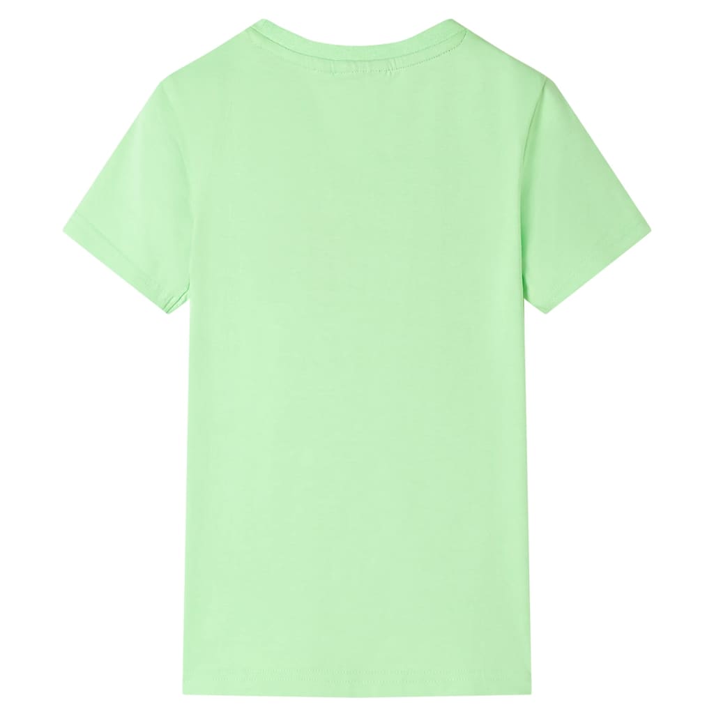 vidaXL Kindershirt 104 neongroen afbeelding