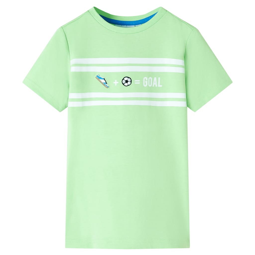 Bilde av Vidaxl T-skjorte For Barn Neongrønn 140