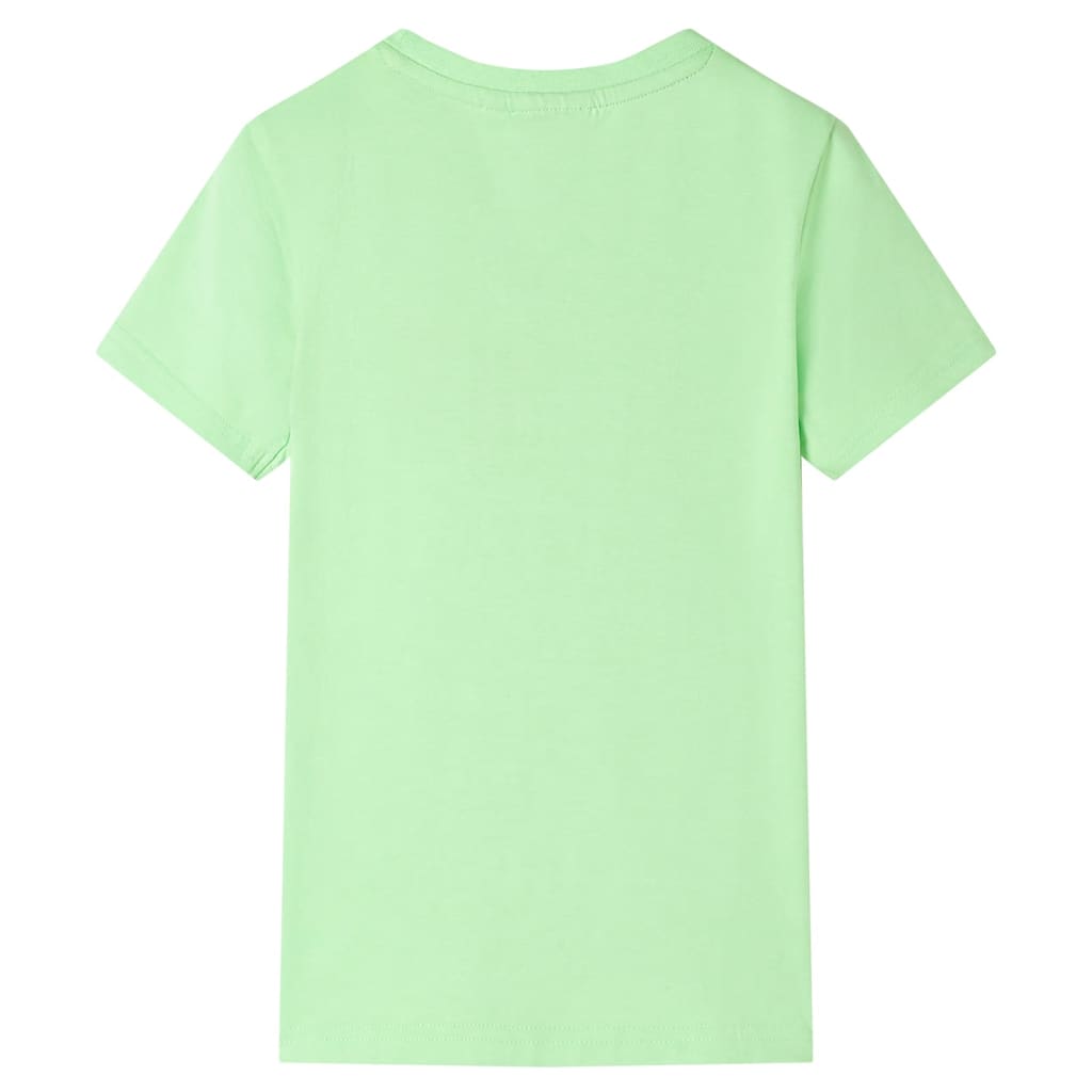 vidaXL Kindershirt 140 neongroen afbeelding