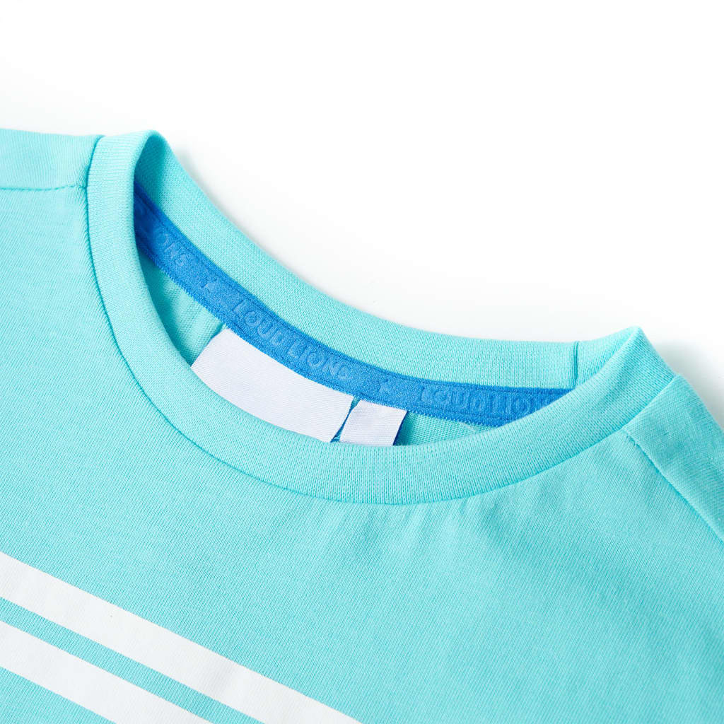 Thumbnail - vidaXL Kinder-T-Shirt Aquablau 116