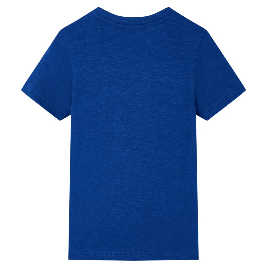 vidaXL Kindershirt 92 donkerblauw afbeelding