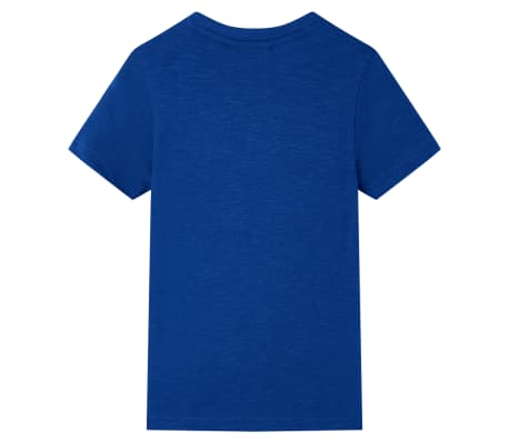 T-skjorte for barn m&oslash;rkebl&aring; 92