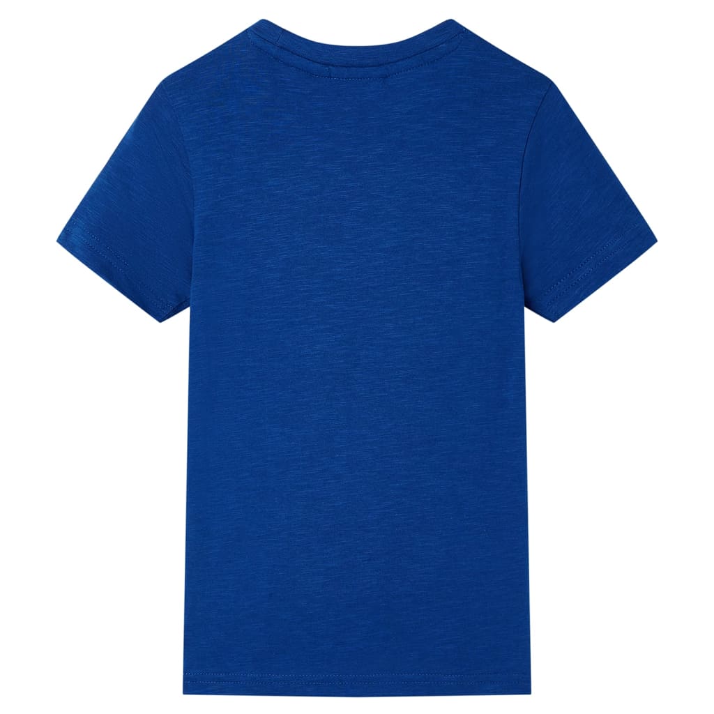vidaXL Kindershirt 128 donkerblauw afbeelding