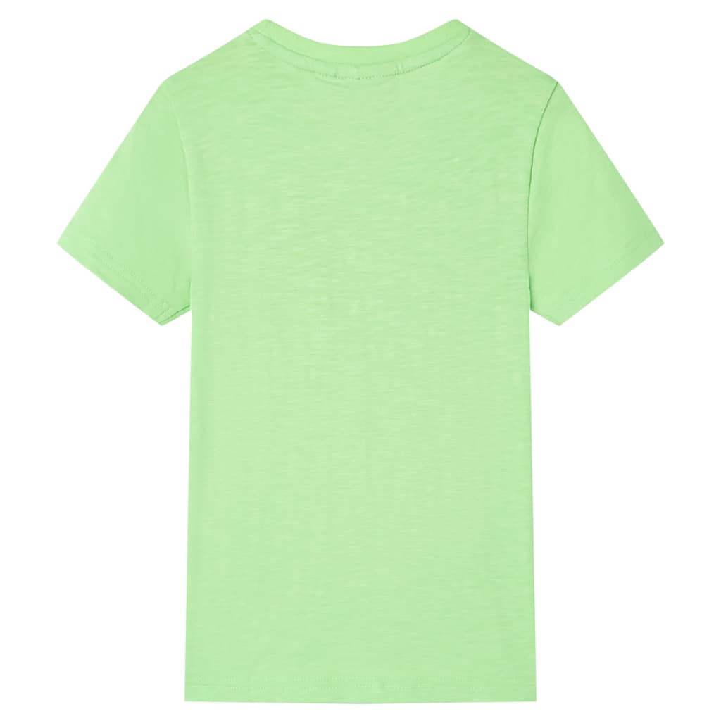 vidaXL Kindershirt 116 neongroen afbeelding