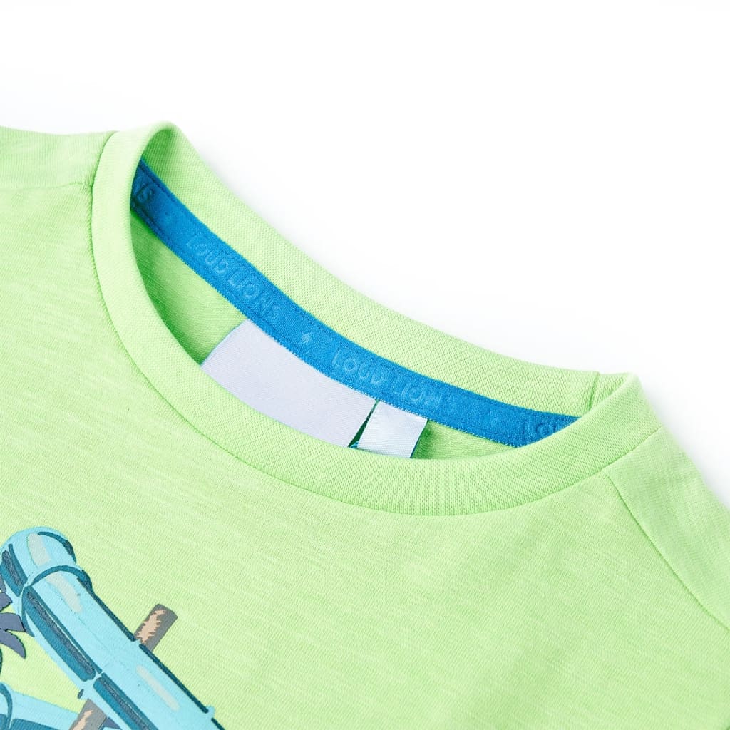 Thumbnail - vidaXL Kinder-T-Shirt Neongrün 116