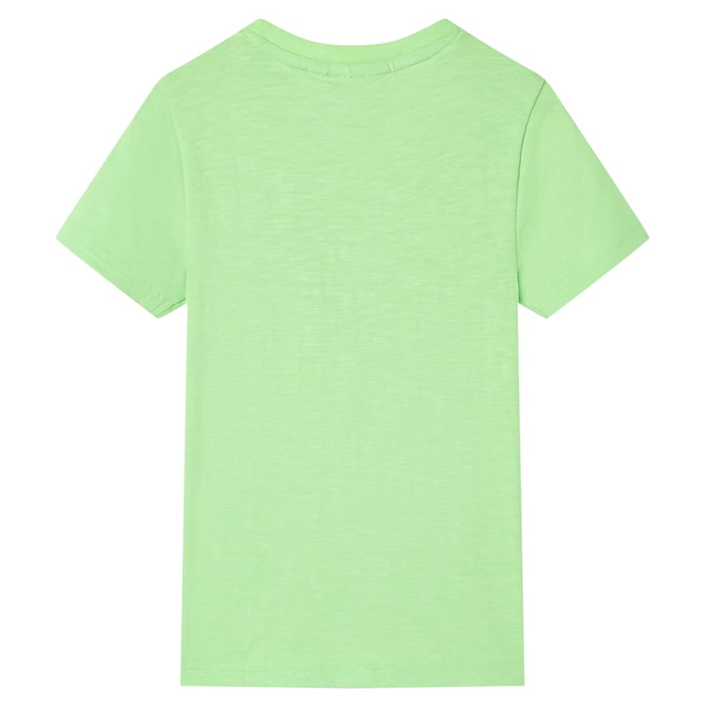 vidaXL Kindershirt 128 neongroen afbeelding