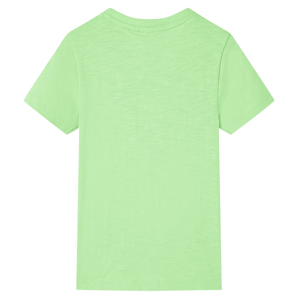 vidaXL Kindershirt 140 neongroen afbeelding