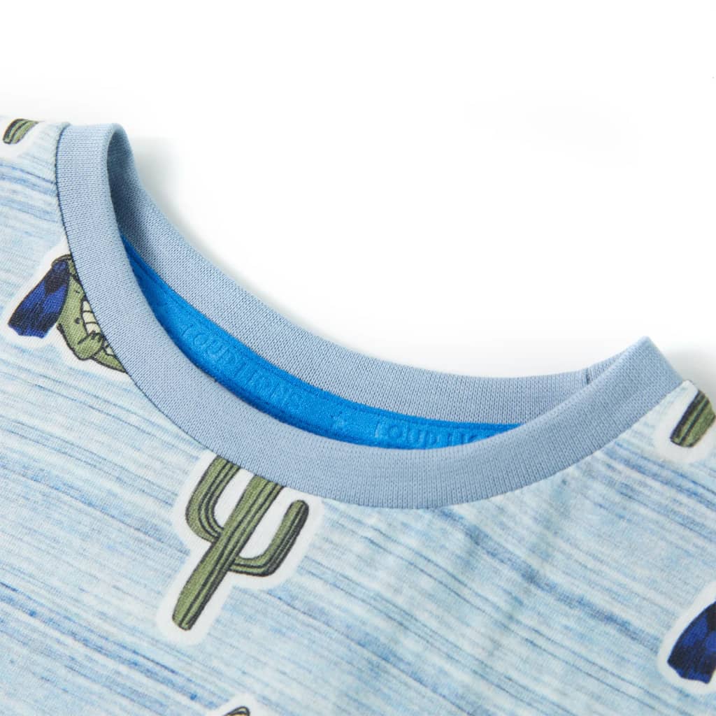 Thumbnail - vidaXL Kinder-T-Shirt Blaumischung 116