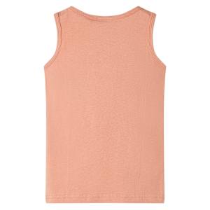 Dziecięca koszulka bez rękaw&oacute;w, jasny pomarańcz, 92