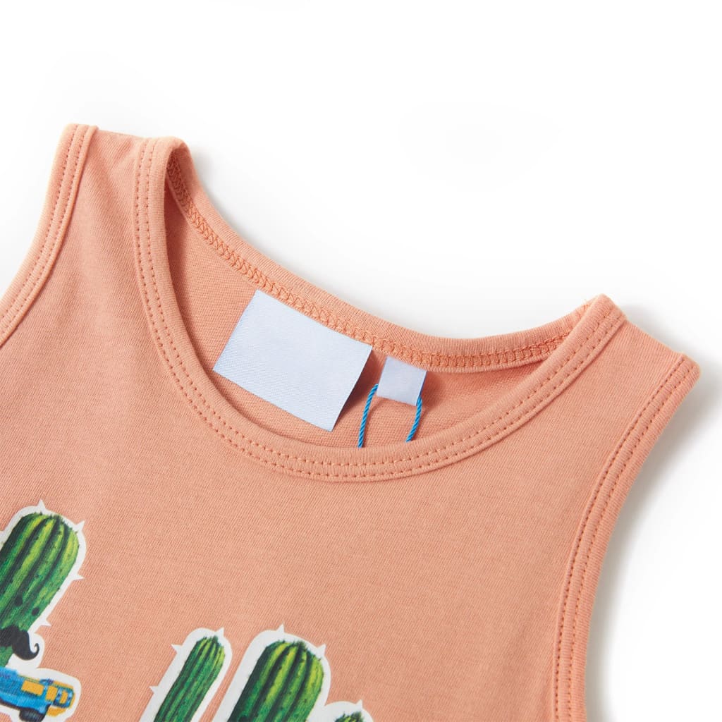 Thumbnail - vidaXL Kinder-Tanktop Hellorange 116