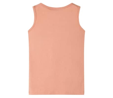 Otro&scaron;ka majica z naramnicami svetlo oranžna 116