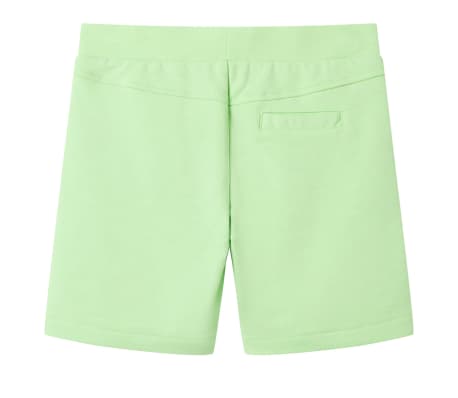 Kindershorts Fluo-Gr&uuml;n 104